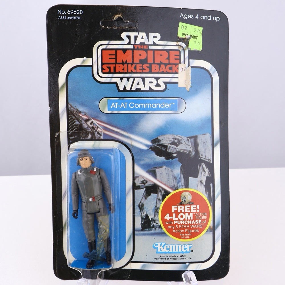 Vintage 1982 Kenner Star Wars ESB AT-AT Commander MOC Sealed Figure 4-LOM Offer